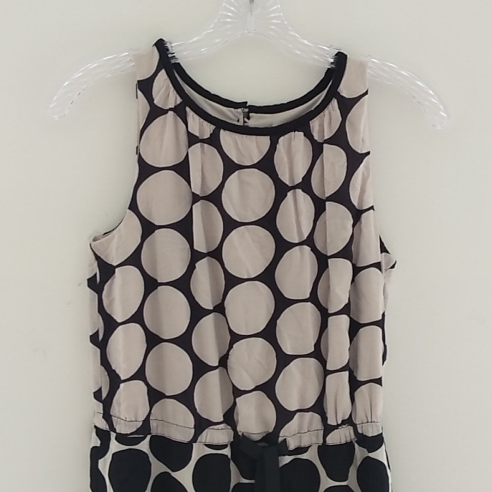 Loft‎ polka dot sleeveless dress size 0